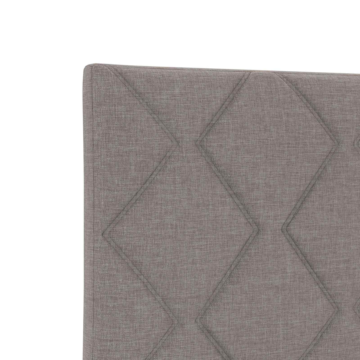 Κρεβάτι με κουτί ελατηρίου LED και στρώμα Taupe 200 x 200 cm - Pakobazaar