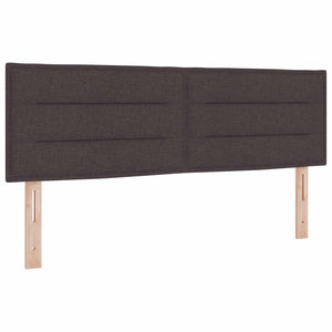 Κρεβάτι Ottoman με στρώμα Σκούρο Καφέ 140 x 200 cm Ύφασμα - Pakobazaar
