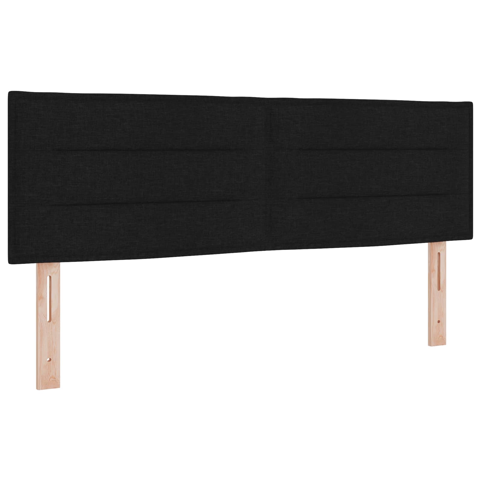 Κρεβάτι Ottoman με στρώμα με κεφαλάρι Μαύρο 160 x 200 cm Ύφασμα - Pakobazaar