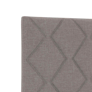Κρεβάτι Ottoman με στρώμα με κεφαλάρι Taupe 100 x 200 cm Ύφασμα - Pakobazaar