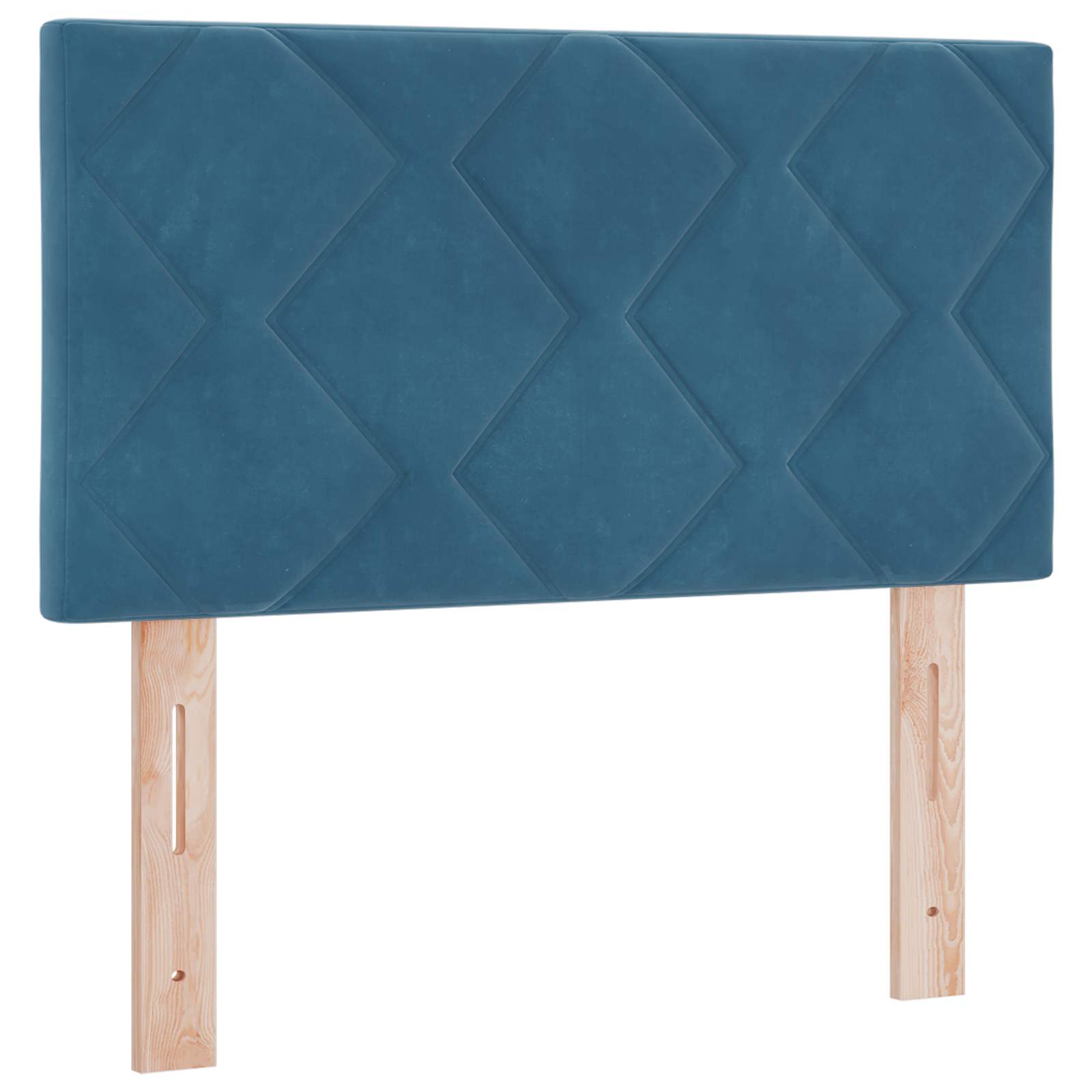 Κρεβάτι Ottoman με στρώμα Σκούρο Μπλε 80 x 200 cm Βελούδο - Pakobazaar