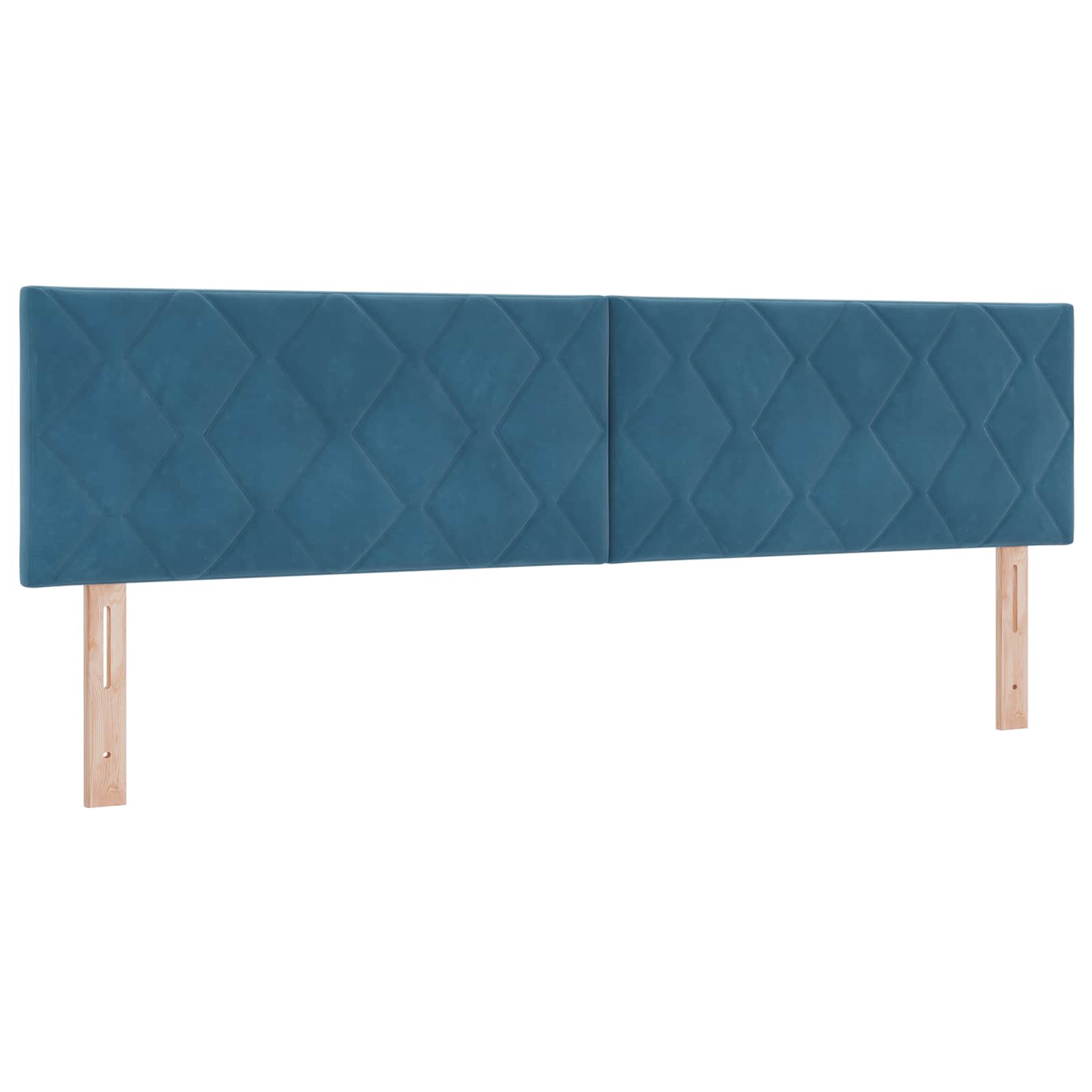Κρεβάτι Ottoman με στρώμα Σκούρο Μπλε 180 x 200 cm Βελούδο