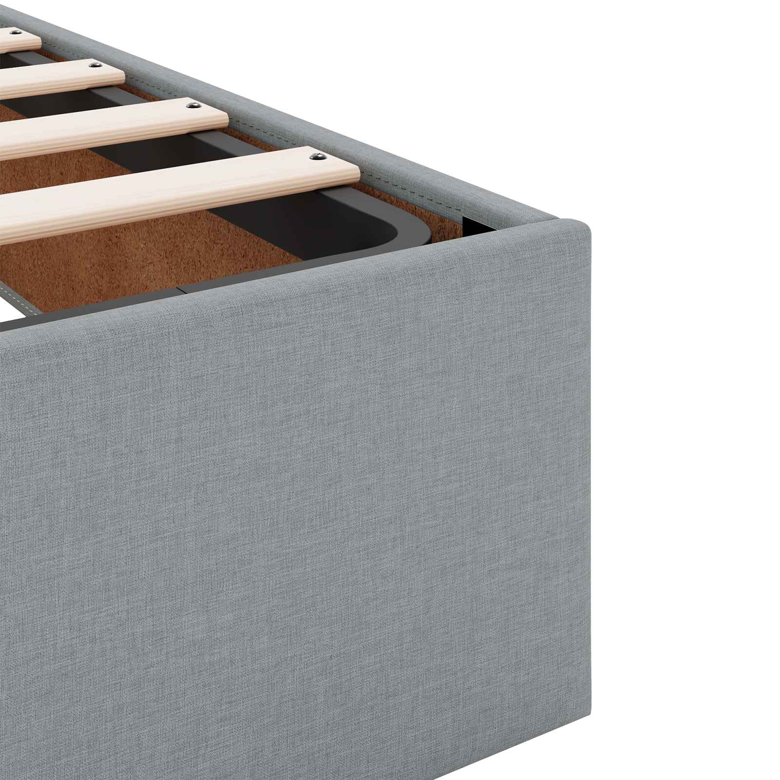 Κρεβάτι Ottoman με Στρώμα και LED Ανοιχτό γκρι 80 x 200 cm - Pakobazaar