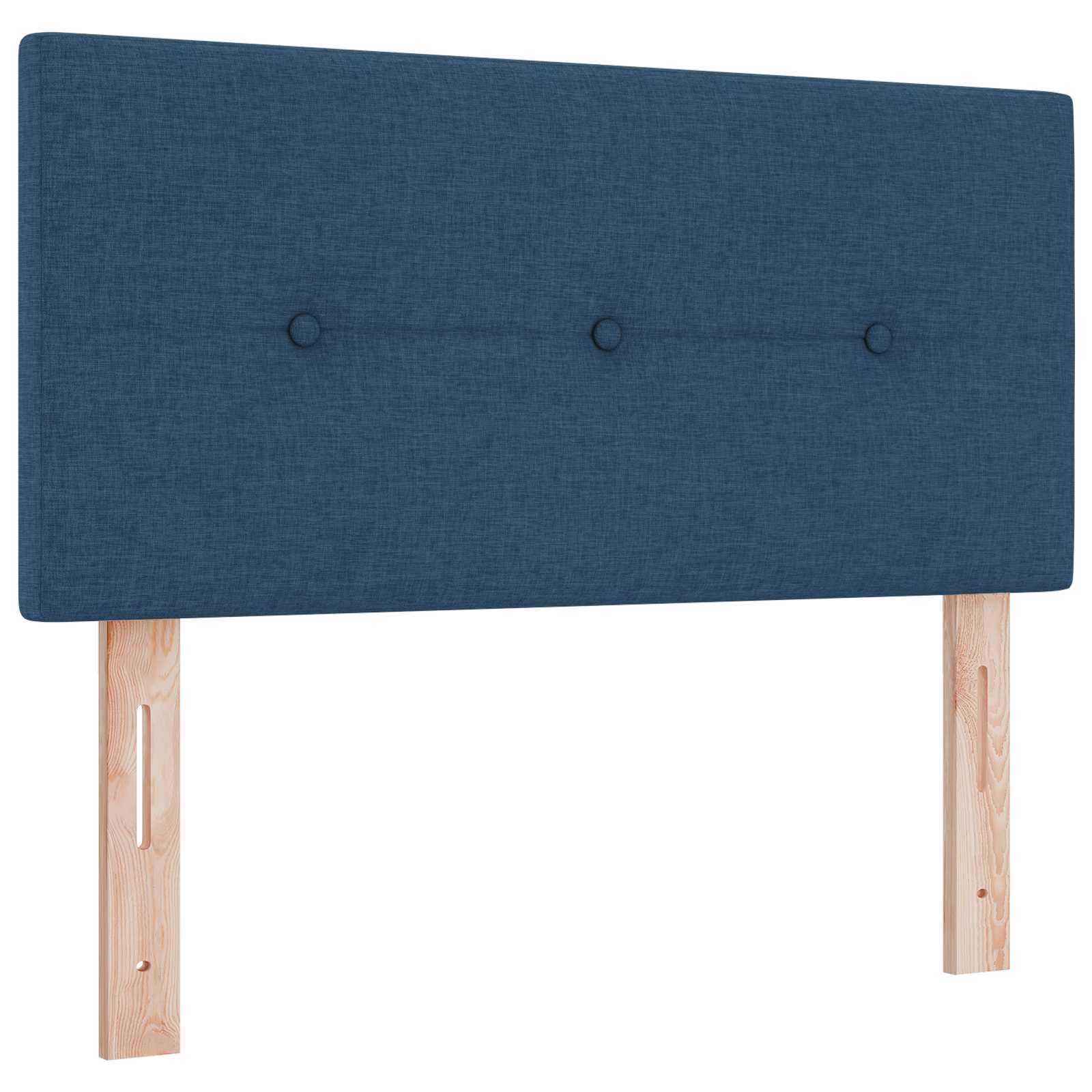 Κρεβάτι Ottoman με Στρώμα και LED Μπλε 120 x 190 cm Ύφασμα - Pakobazaar