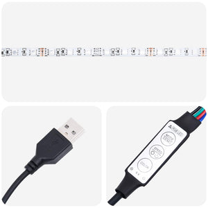 Κρεβάτι Ottoman με Στρώμα και LED Σκούρο Καφέ 200 x 200 cm - Pakobazaar