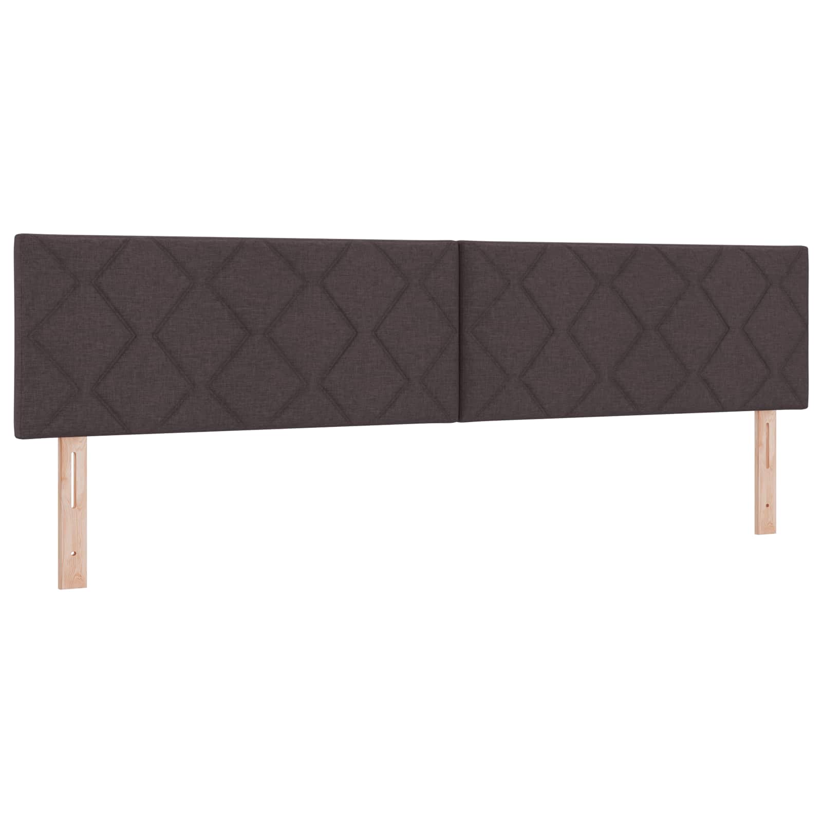 Κρεβάτι Ottoman με Στρώμα και LED Σκούρο Καφέ 200 x 200 cm - Pakobazaar