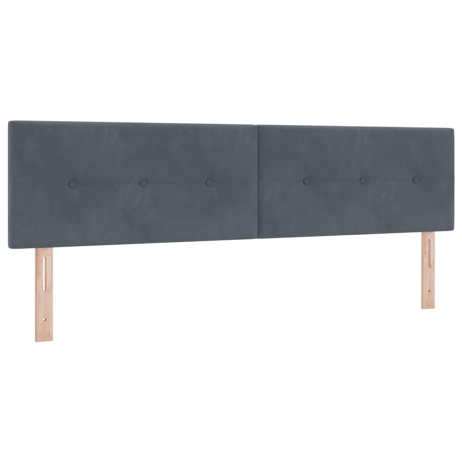 Κρεβάτι Ottoman με Στρώμα και LED Σκούρο Γκρι 180 x 200 cm - Pakobazaar