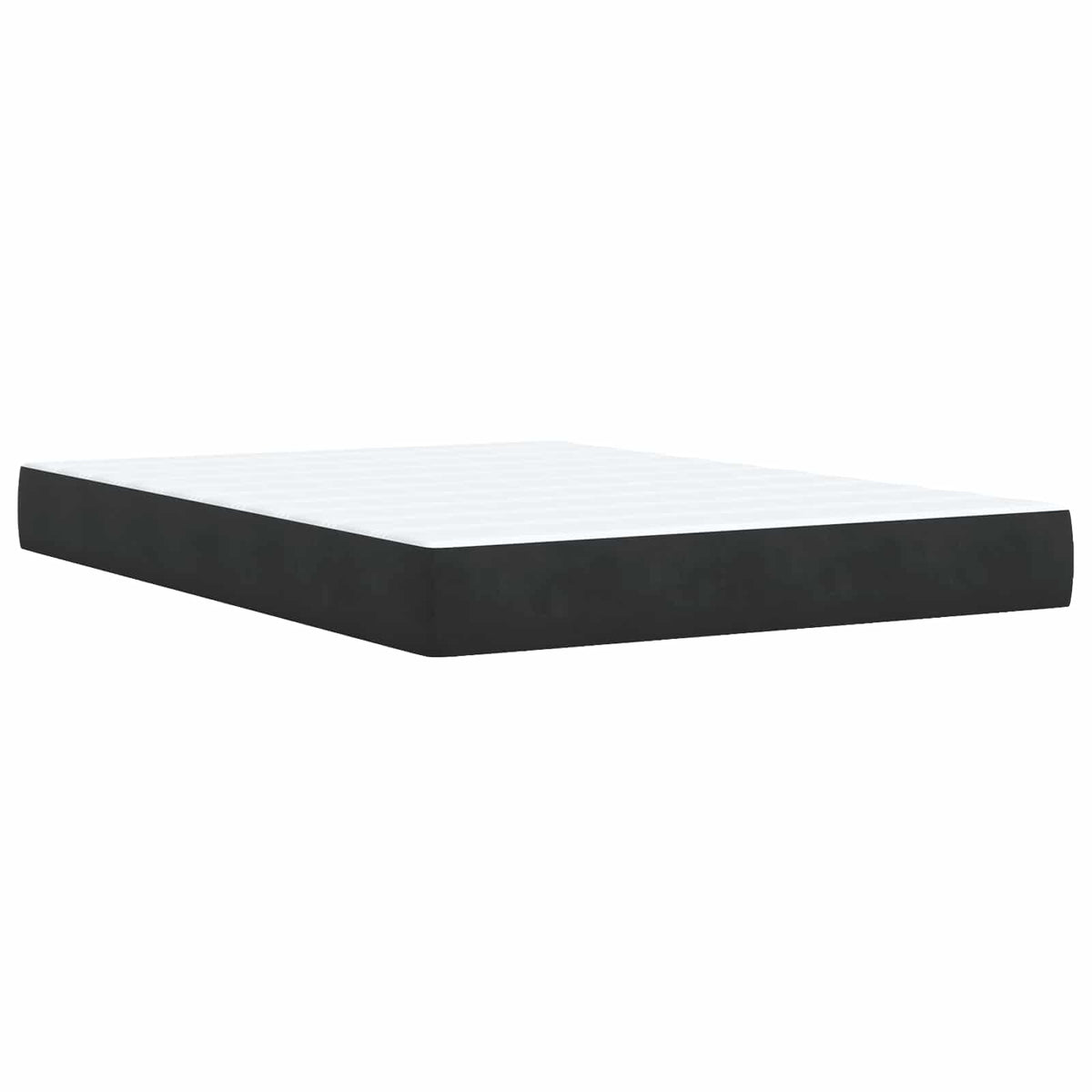 Κρεβάτι Ottoman με στρώμα Μαύρο 160 x 200 cm Βελούδο - Pakobazaar
