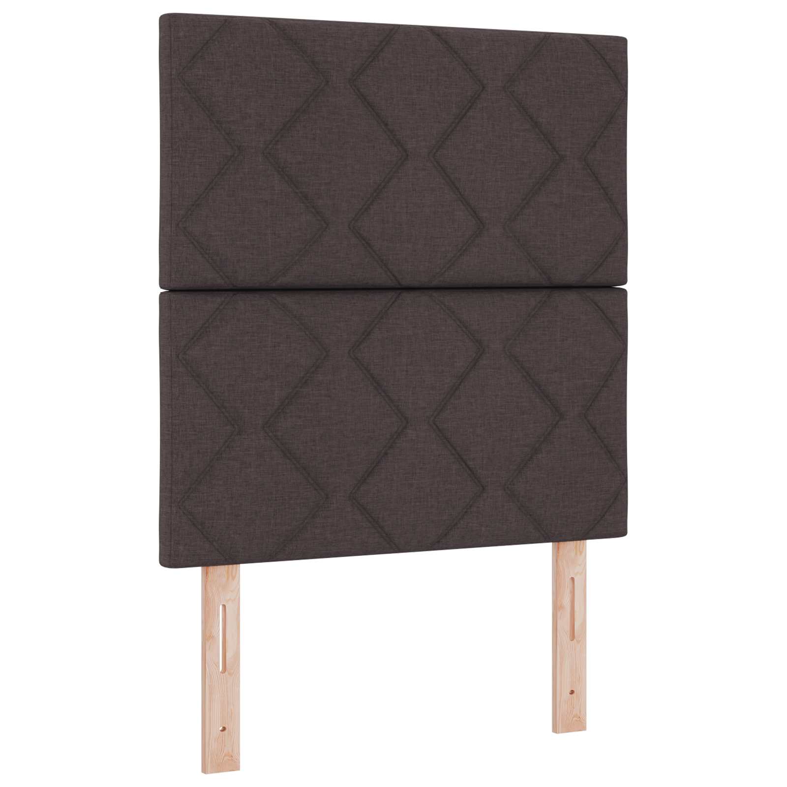 Κρεβάτι Ottoman με Στρώμα και LED Σκούρο Καφέ 80 x 200 cm