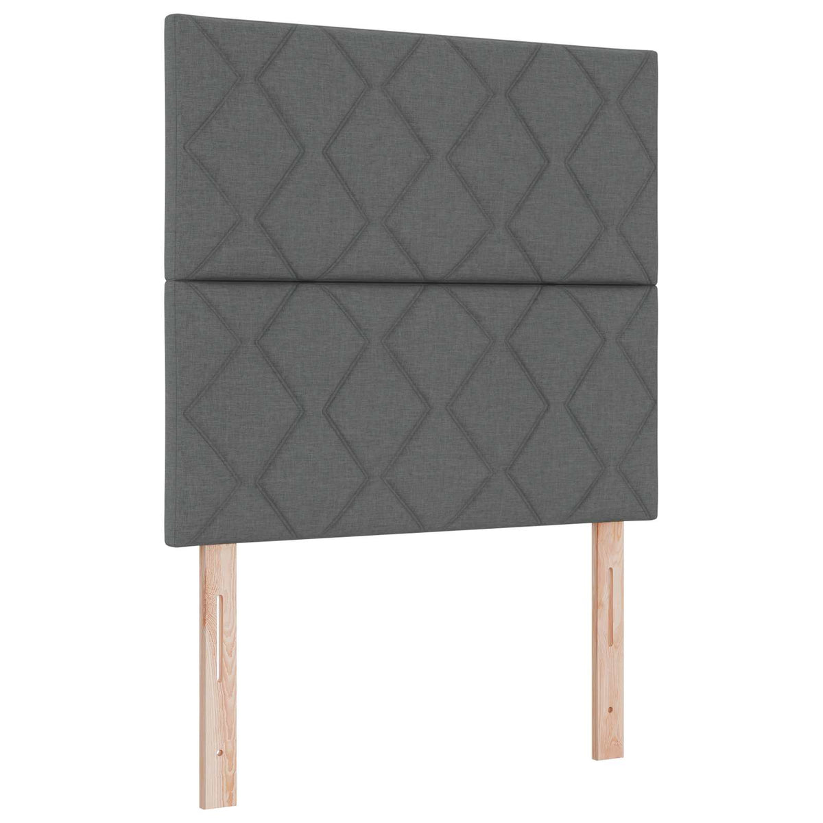 Κρεβάτι Ottoman με Στρώμα και LED Σκούρο Γκρι 90 x 190 cm - Pakobazaar