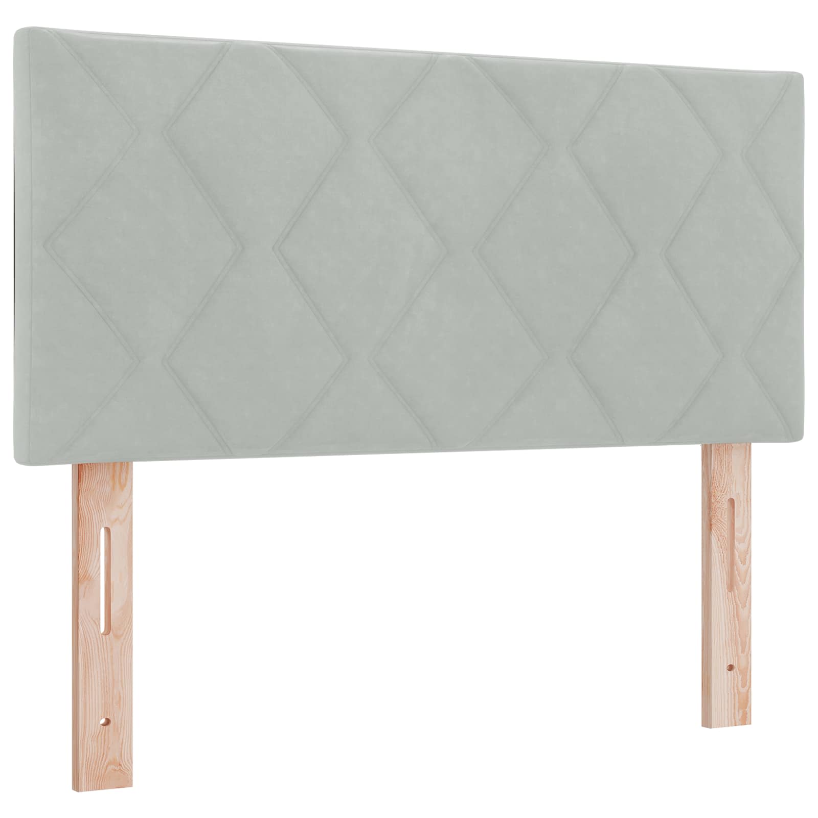 Κρεβάτι Ottoman με Στρώμα και LED Ανοιχτό γκρι 120 x 190 cm - Pakobazaar