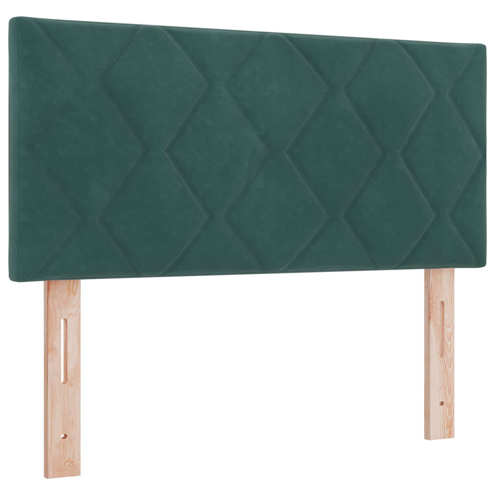 Κρεβάτι Ottoman με Στρώμα και LED Σκούρο Πράσινο 120 x 190 cm - Pakobazaar