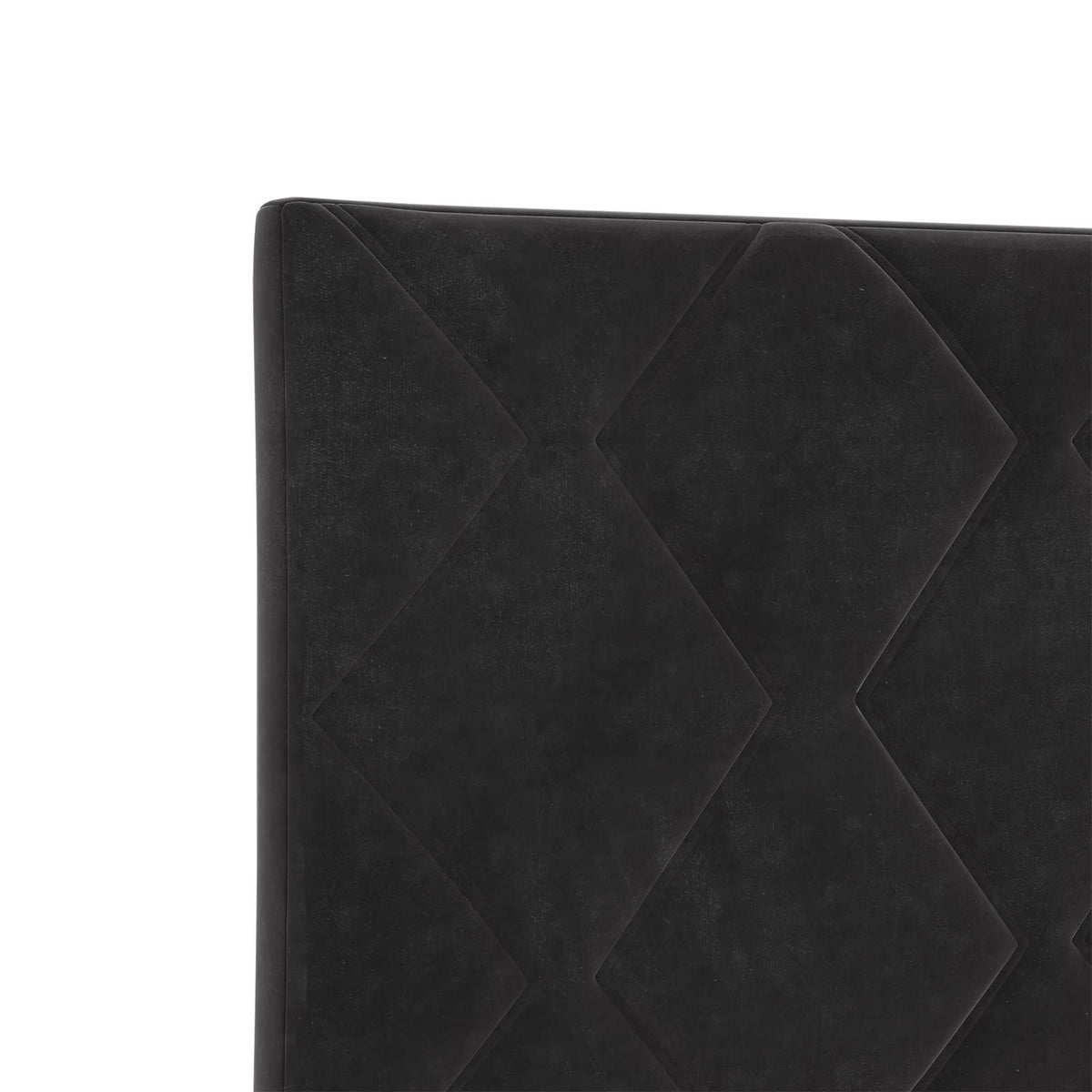 Κρεβάτι Ottoman με Στρώμα και LED Μαύρο 160 x 200 cm Βελούδο - Pakobazaar