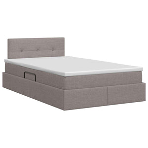 Κρεβάτι με αποθηκευτικό χώρο και στρώμα Taupe 120 x 190 cm