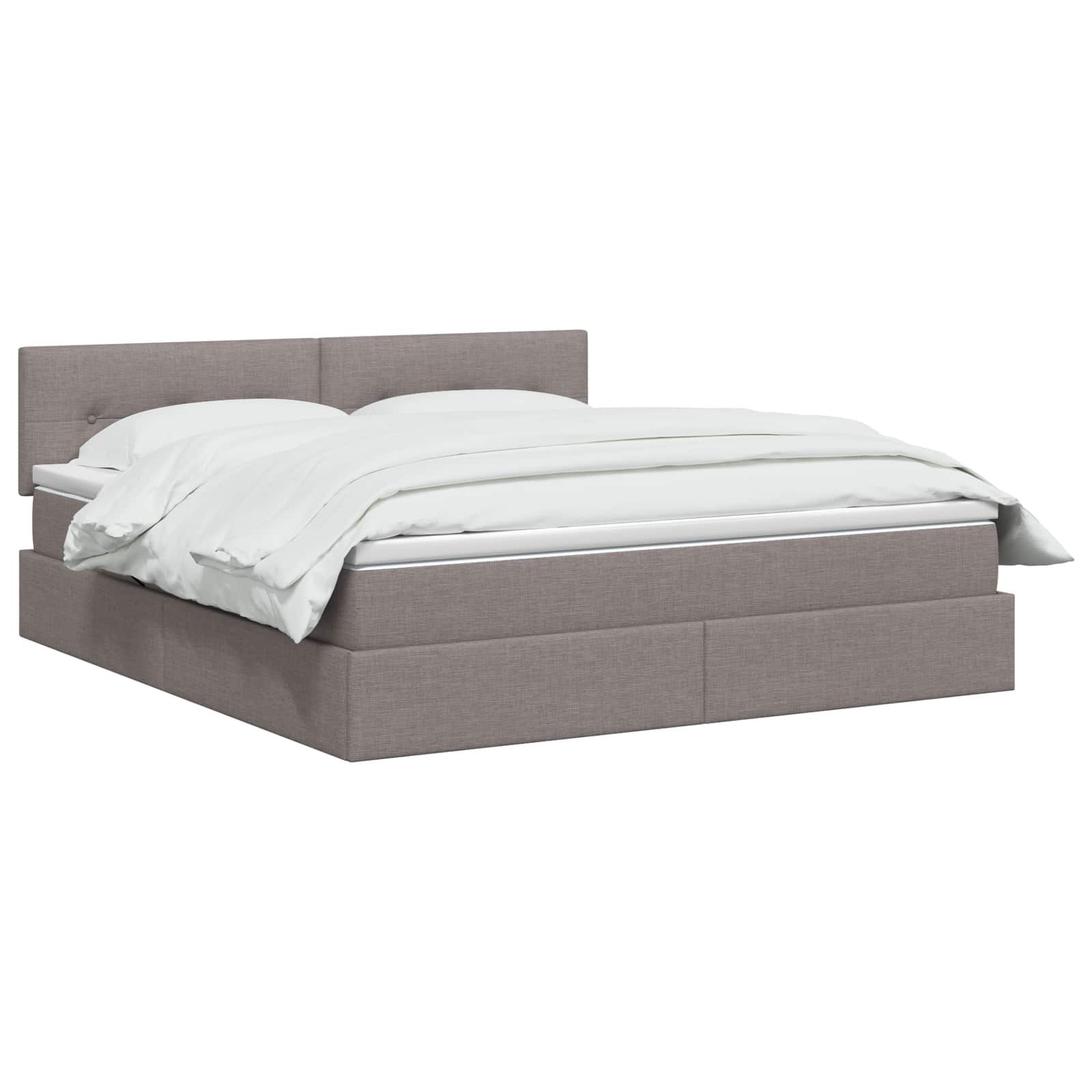 Κρεβάτι με αποθηκευτικό χώρο και στρώμα Taupe 140 x 190 cm