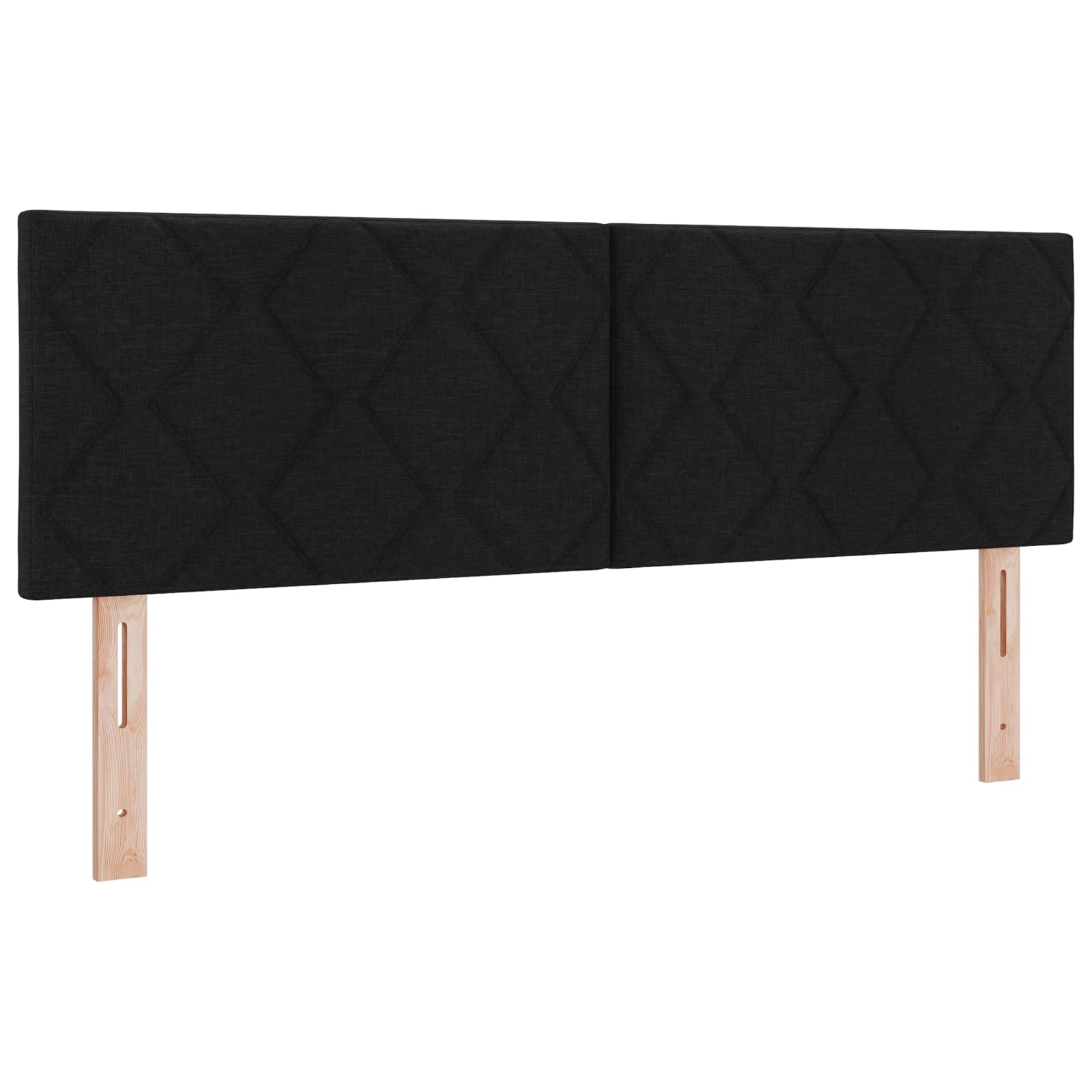 LED Κρεβάτι αποθήκευσης με στρώμα Μαύρο 140 x 190 cm Ύφασμα - Pakobazaar