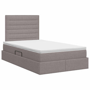 Κρεβάτι με αποθηκευτικό χώρο και στρώμα Taupe 120 x 190 cm - Pakobazaar