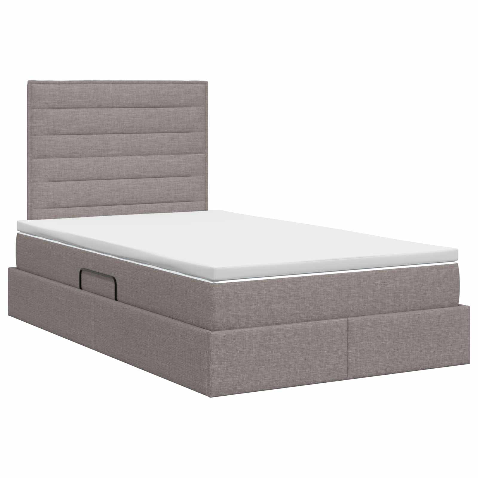 Κρεβάτι με αποθηκευτικό χώρο και στρώμα Taupe 120 x 200 cm - Pakobazaar