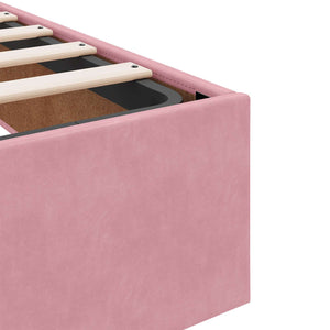 Κρεβάτι με αποθηκευτικό χώρο και στρώμα Ροζ 180 x 200 cm - Pakobazaar