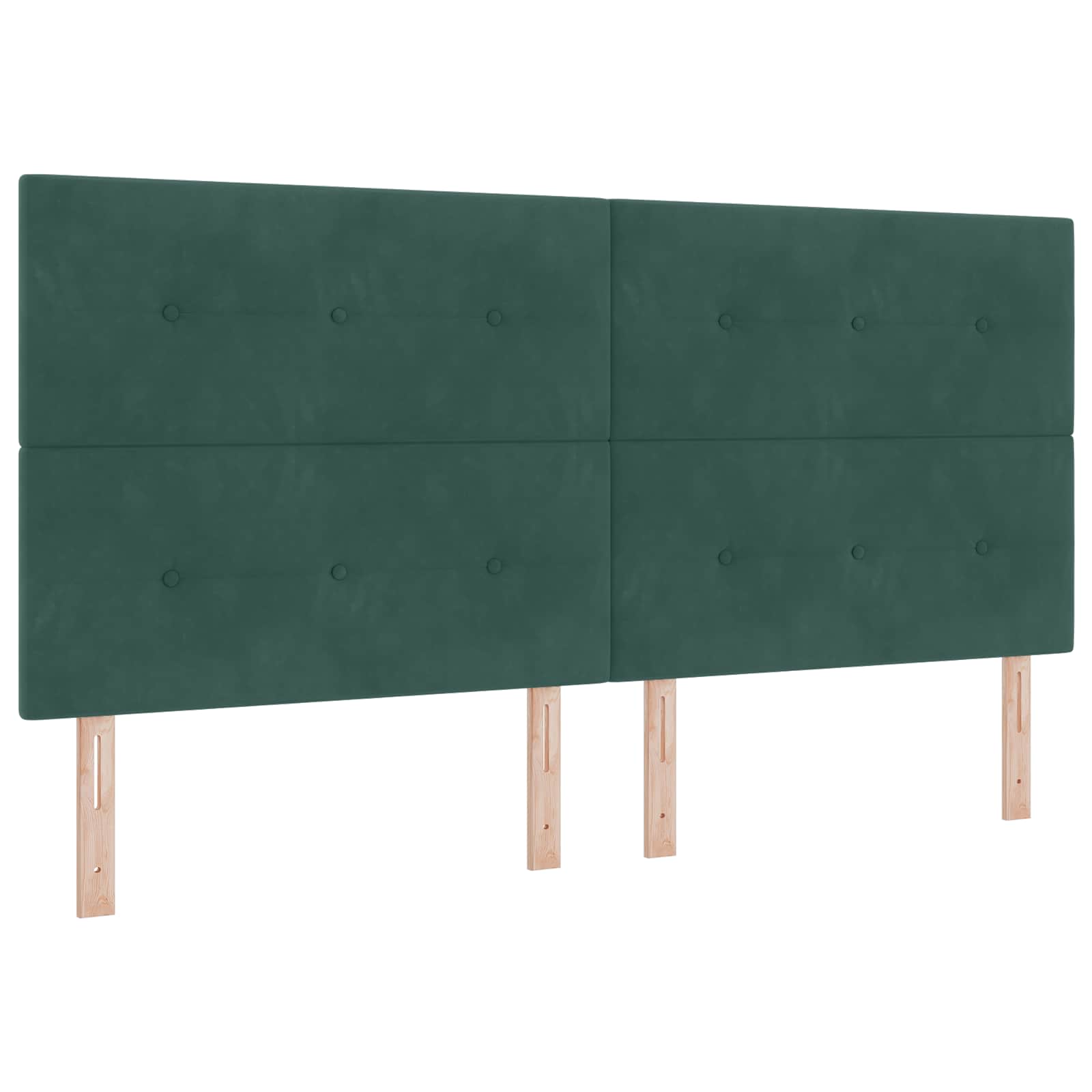 LED Κρεβάτι αποθήκευσης με στρώμα Σκούρο Πράσινο 200 x 200 cm - Pakobazaar