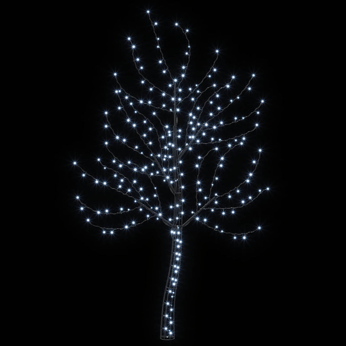 LED χριστουγεννιάτικο δέντρο τοίχου 150 εκ. 140 LED Ψυχρό λευκό - Pakobazaar