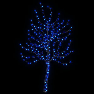 LED χριστουγεννιάτικο δέντρο τοίχου 150 εκ. 140 LED Μπλε Ατσάλι - Pakobazaar