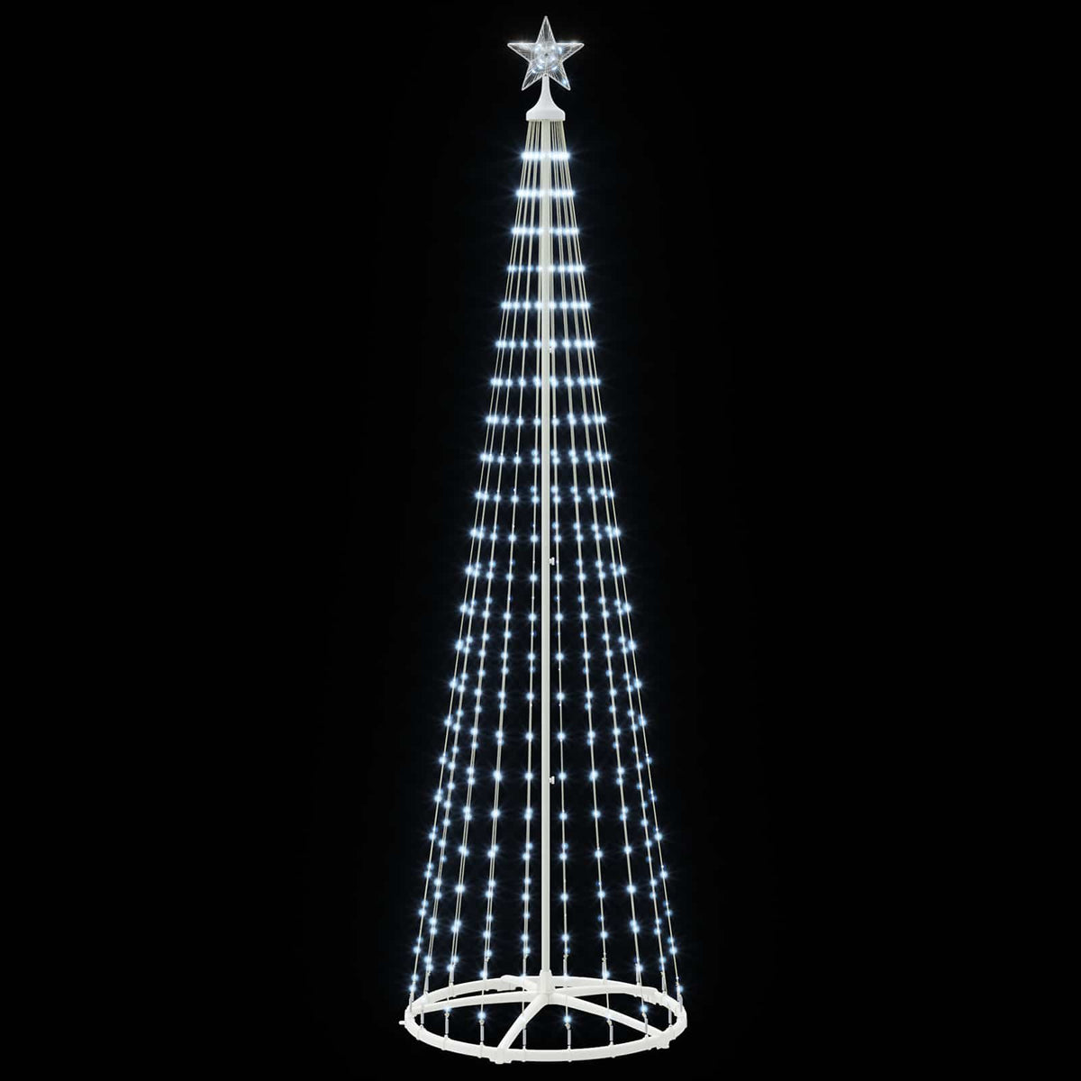 Χριστουγεννιάτικο δέντρο κώνος LED 250 εκ. 470 LED Ψυχρό λευκό - Pakobazaar