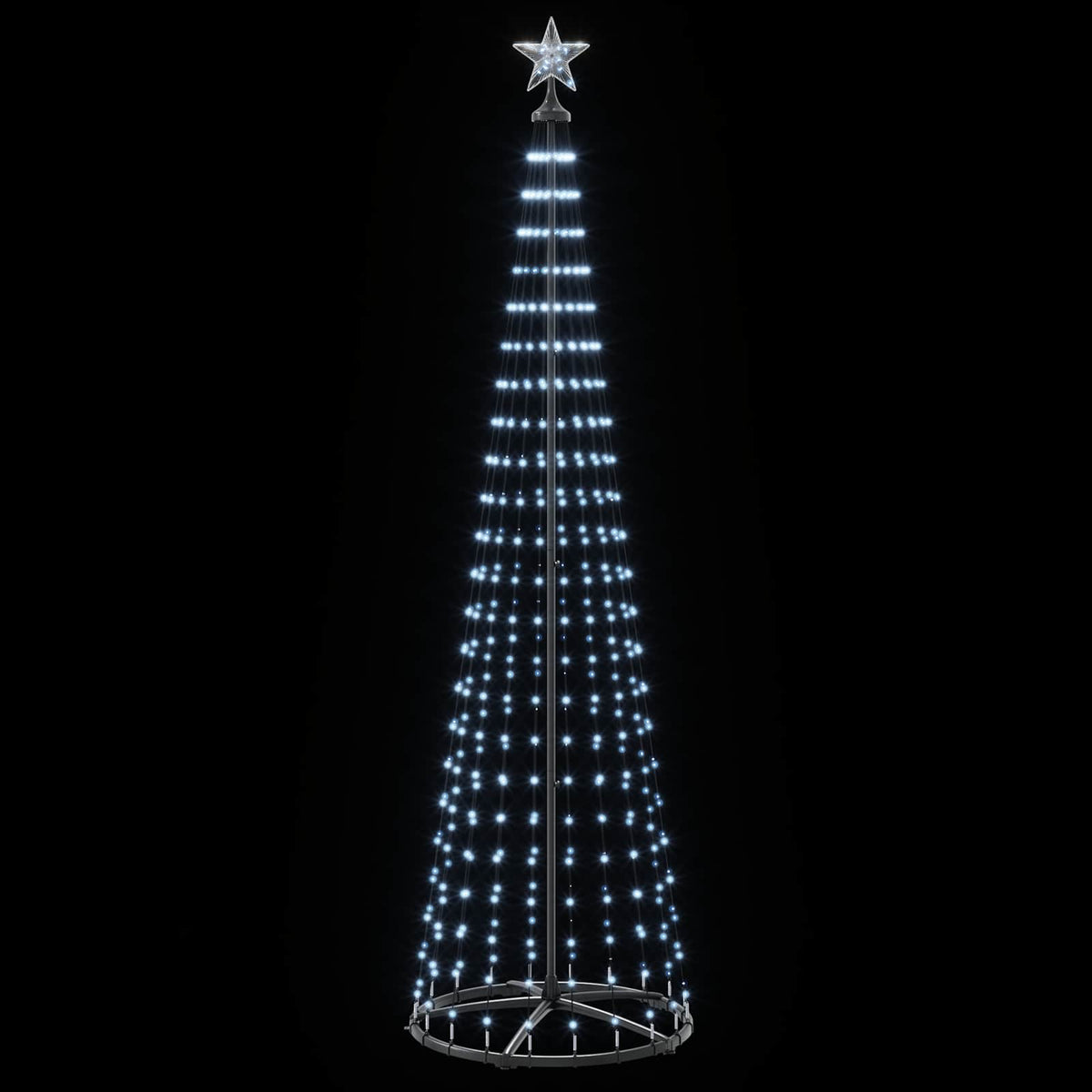 Χριστουγεννιάτικο δέντρο κώνος LED 250 εκ. 470 LED Ψυχρό λευκό - Pakobazaar