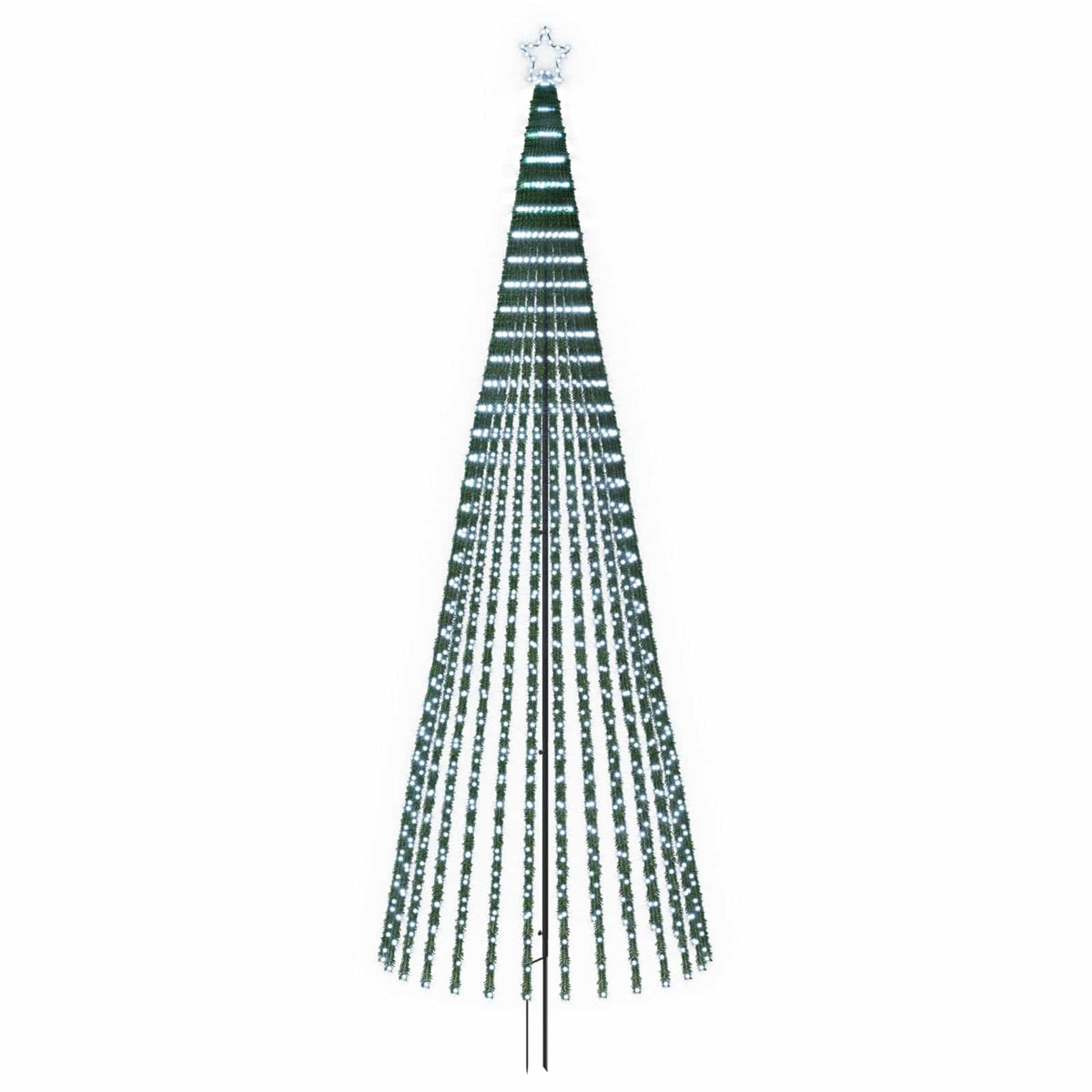 LED Χριστουγεννιάτικο Δέντρο 400 εκ. 1028 LED Ψυχρό λευκό