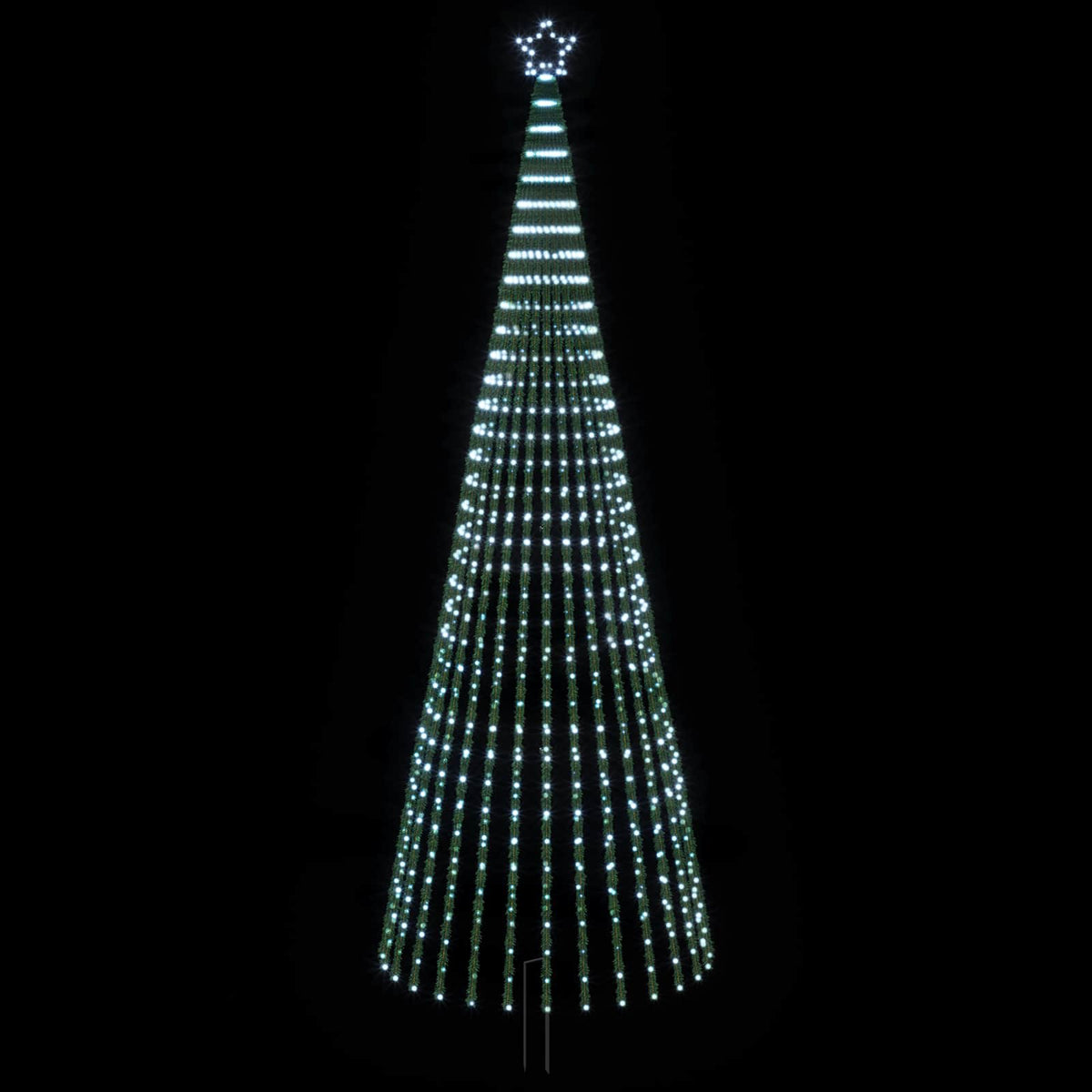 LED Χριστουγεννιάτικο Δέντρο 400 εκ. 1028 LED Ψυχρό λευκό