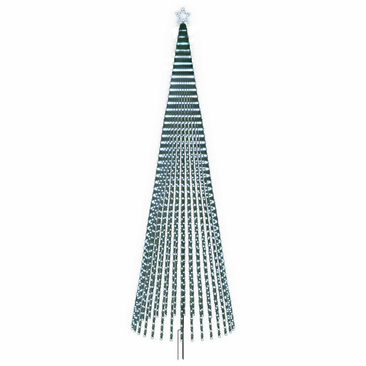 LED Χριστουγεννιάτικο Δέντρο 500 εκ. 1524 LED Ψυχρό λευκό