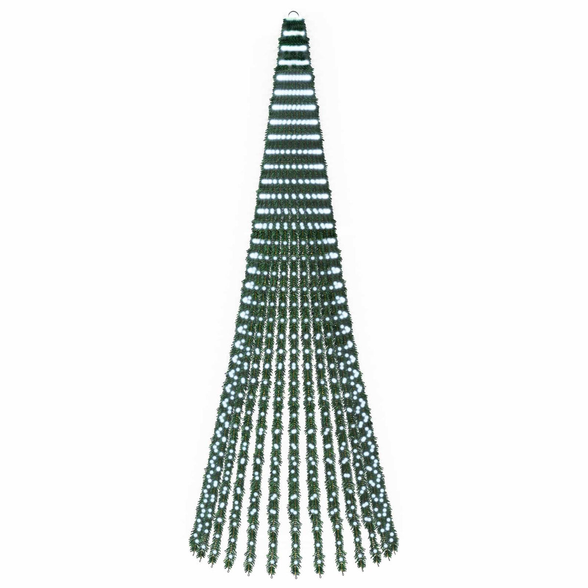 LED Χριστουγεννιάτικο Δέντρο 370 εκ. 1008 LED Ψυχρό λευκό - Pakobazaar