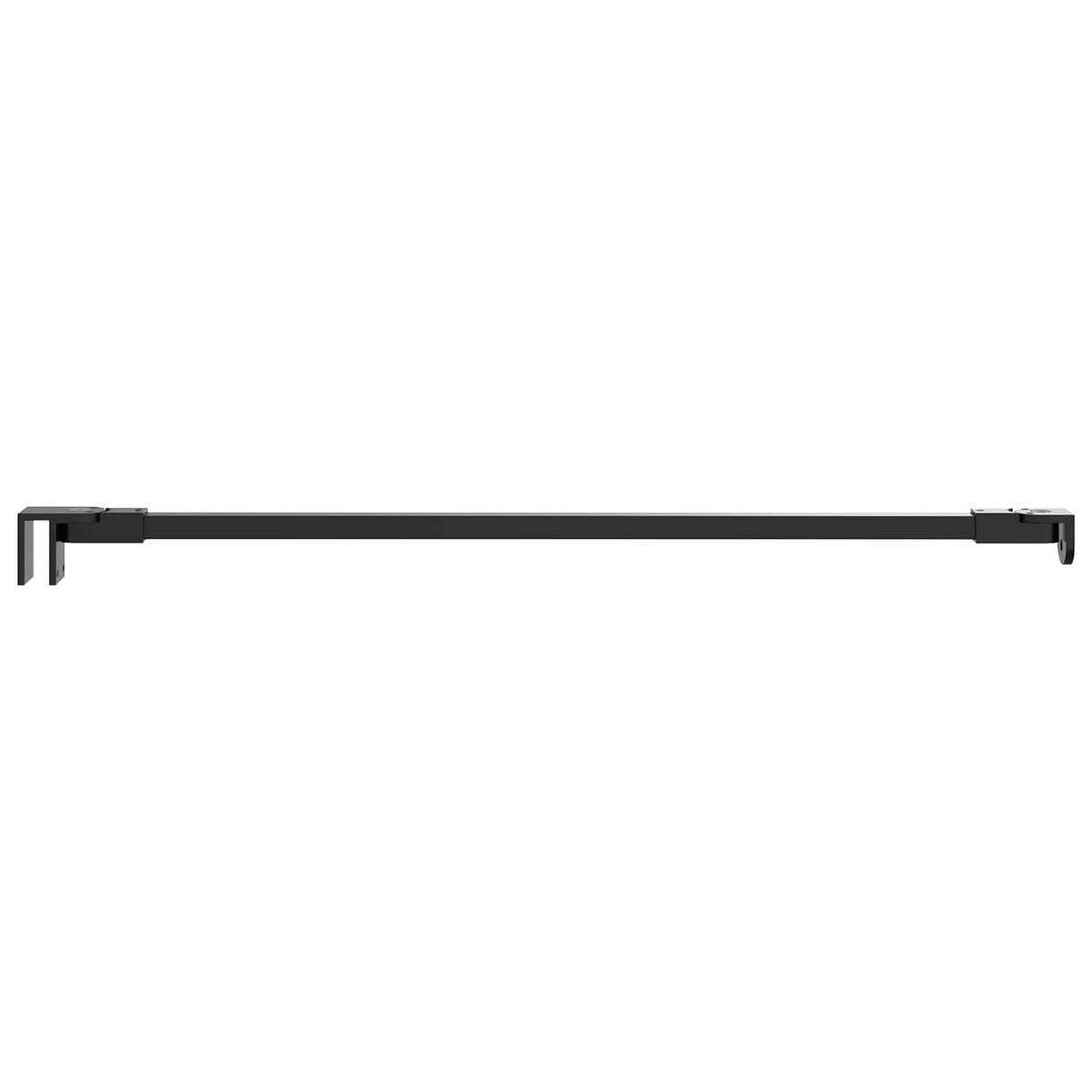 Μπάρα Στήριξης Ντουζιέρας 57,5 cm για γυαλί 68/ mm Μαύρο - Pakobazaar