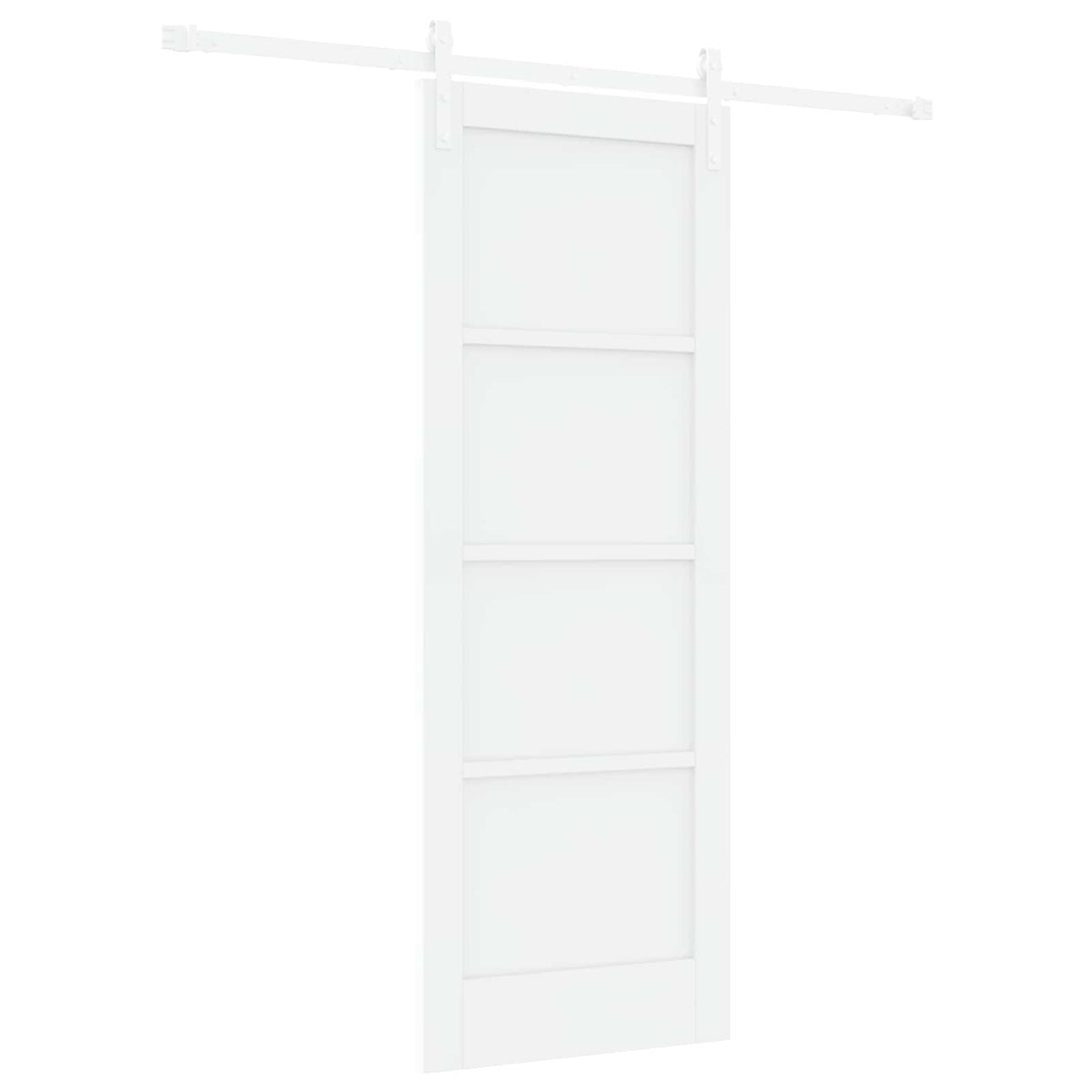 Συρόμενη Πόρτα 73,5 x 198,5 cm Επεξεργασμένο Ξύλο Λευκό