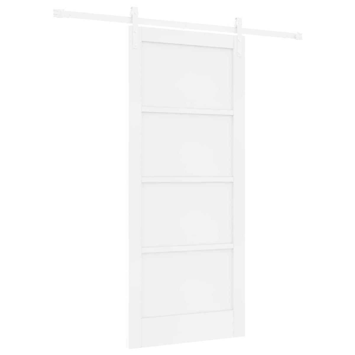 Συρόμενη Πόρτα 86 x 198,5 cm Επεξεργασμένο Ξύλο Λευκό