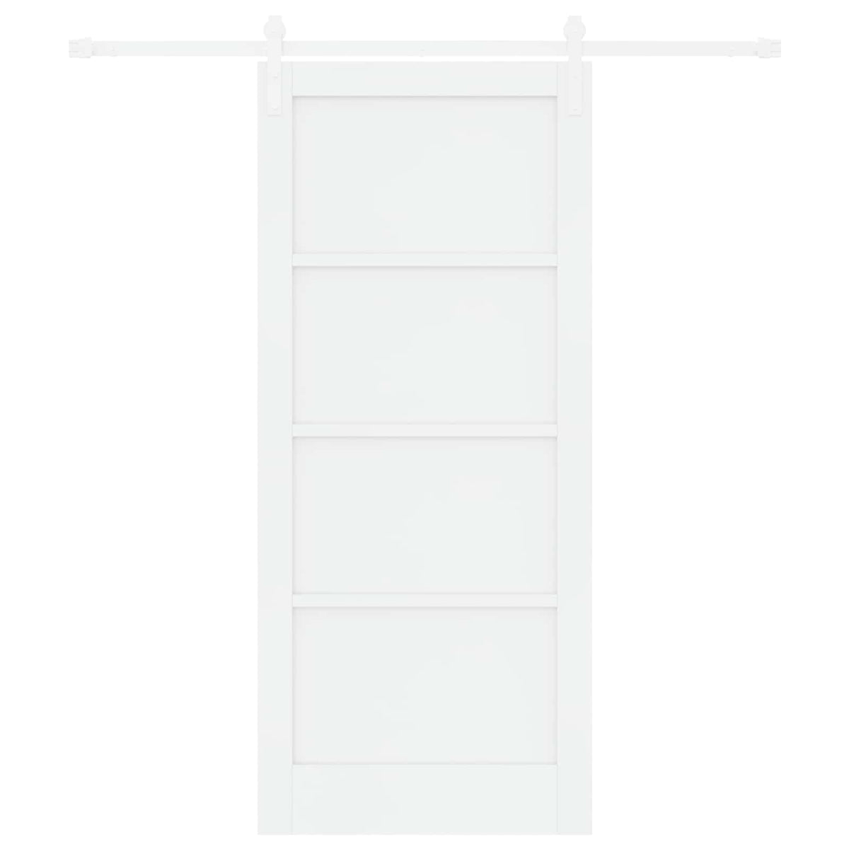 Συρόμενη Πόρτα 86 x 198,5 cm Επεξεργασμένο Ξύλο Λευκό