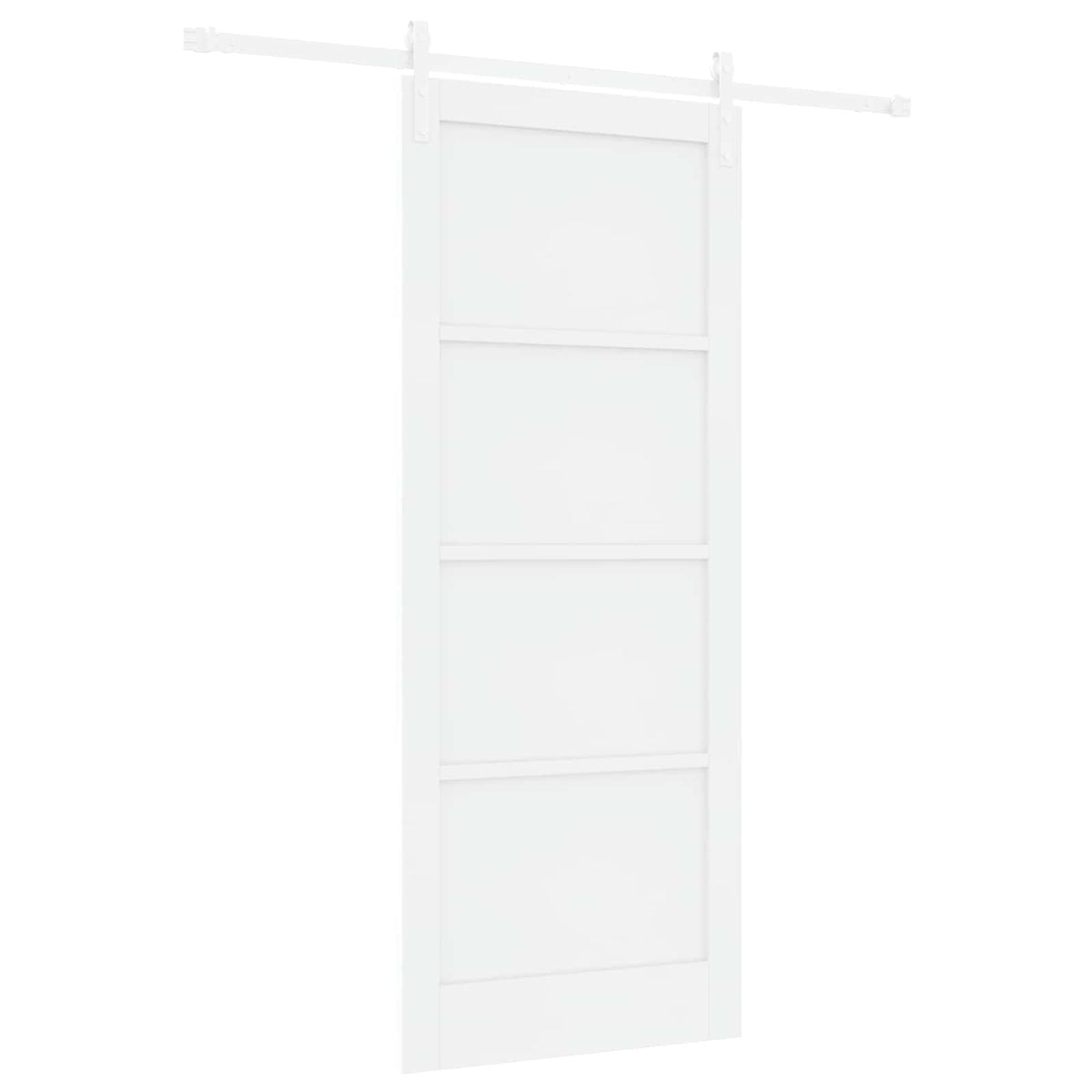 Συρόμενη Πόρτα 86 x 211 cm Επεξεργασμένο Ξύλο Λευκό