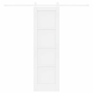Συρόμενη Πόρτα 61 x 198,5 cm Επεξεργασμένο Ξύλο Λευκό