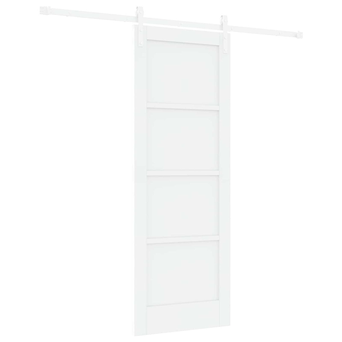 Συρόμενη Πόρτα 73,5 x 198,5 cm Επεξεργασμένο Ξύλο Λευκό