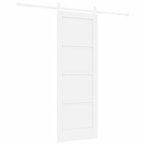 Συρόμενη Πόρτα 73,5 x 198,5 cm Επεξεργασμένο Ξύλο Λευκό