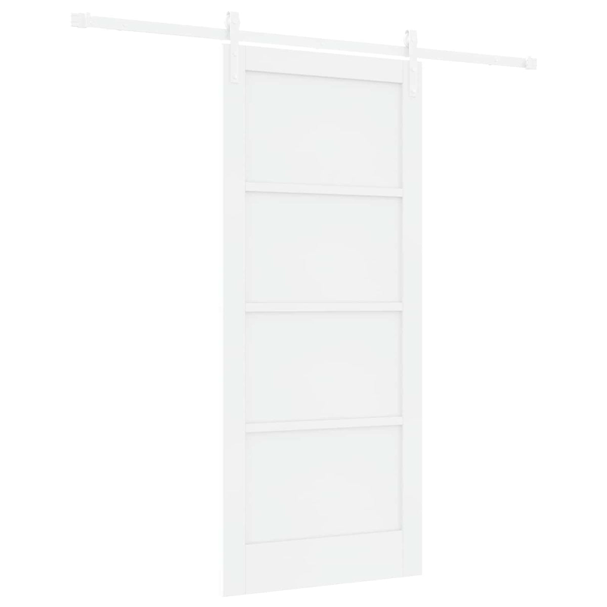 Συρόμενη Πόρτα 86 x 198,5 cm Επεξεργασμένο Ξύλο Λευκό