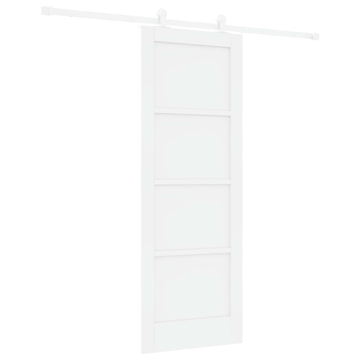 Συρόμενη Πόρτα 73,5 x 198,5 cm Επεξεργασμένο Ξύλο Λευκό