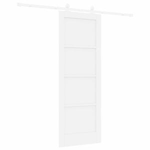 Συρόμενη Πόρτα 73,5 x 198,5 cm Επεξεργασμένο Ξύλο Λευκό