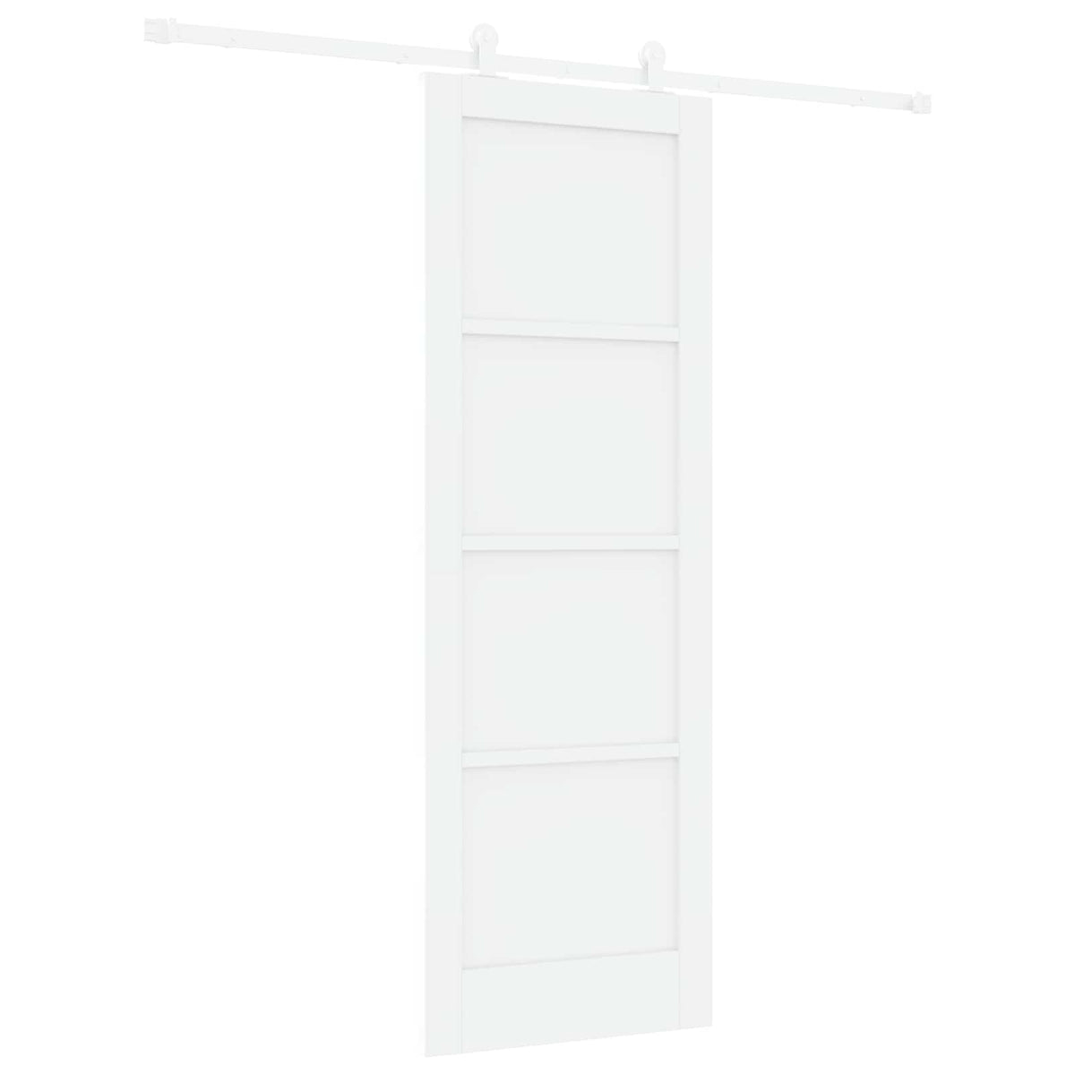 Συρόμενη Πόρτα 73,5 x 211 cm Επεξεργασμένο Ξύλο Λευκό