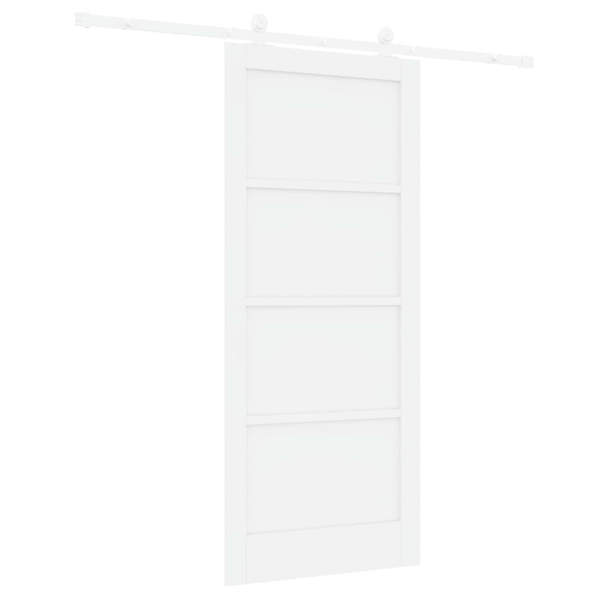 Συρόμενη Πόρτα 86 x 198,5 cm Επεξεργασμένο Ξύλο Λευκό