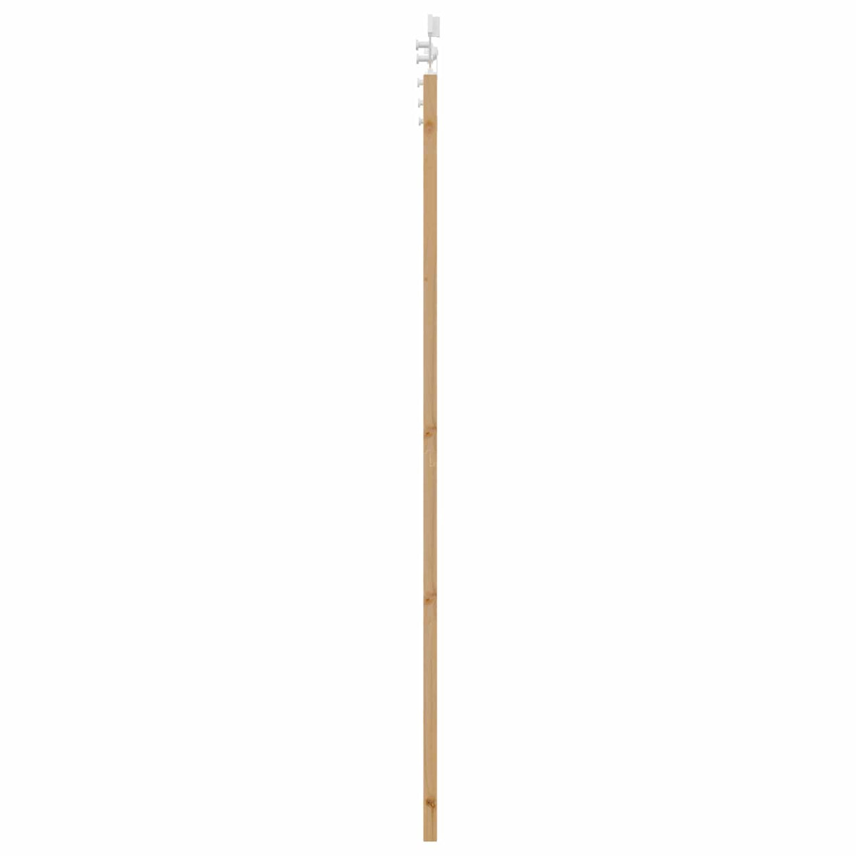 Συρόμενη Πόρτα 93 x 211 cm Επεξεργασμένο Ξύλο Φυσικό και Λευκό - Pakobazaar