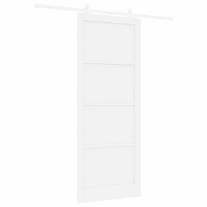 Συρόμενη Πόρτα 93 x 232 cm Επεξεργασμένο Ξύλο Λευκό