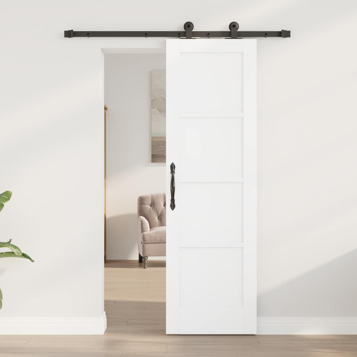 Συρόμενη Πόρτα ORKDAL 61 x 198,5 cm Επεξεργασμένο Ξύλο - Pakobazaar