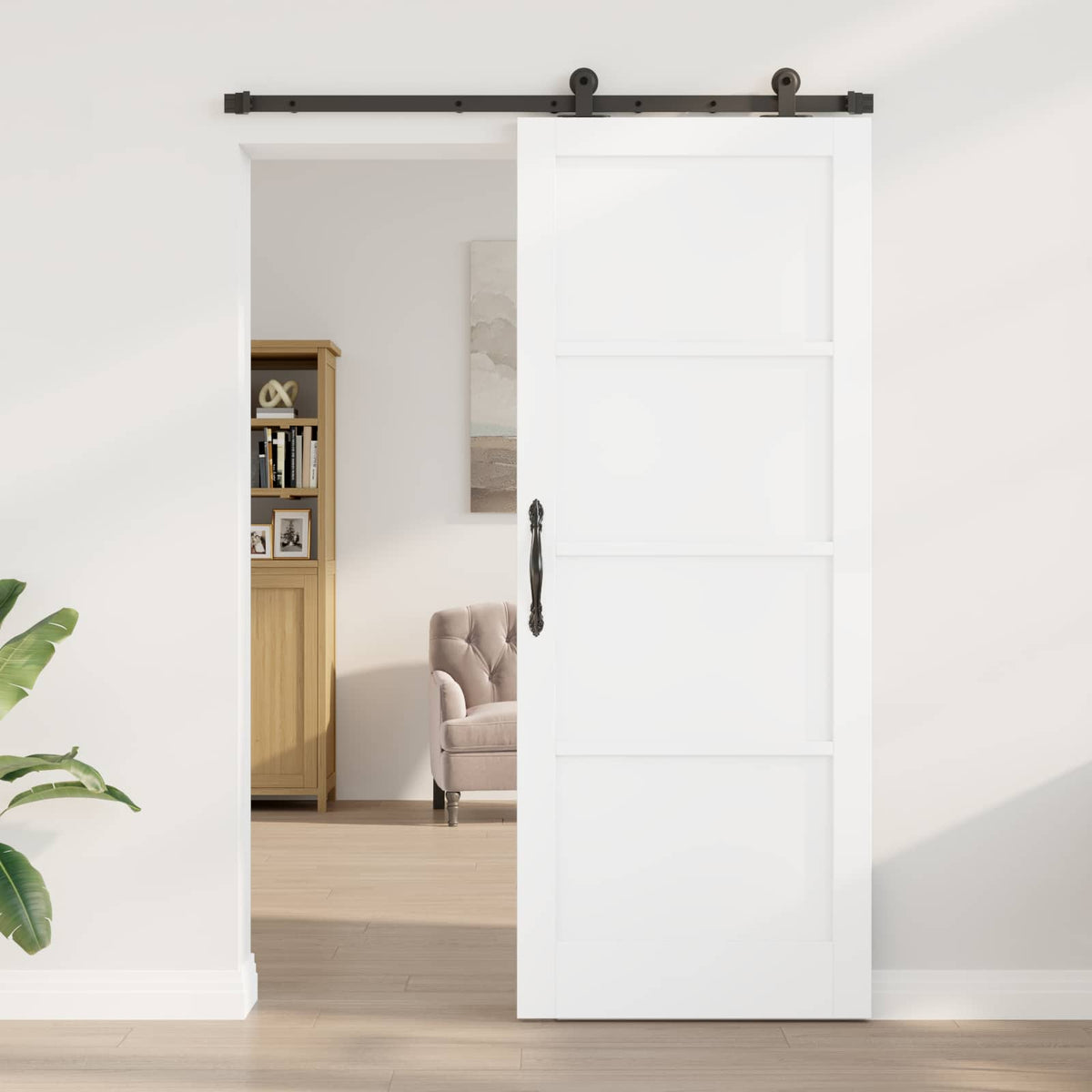 Συρόμενη Πόρτα ORKDAL 83 x 211 cm Επεξεργασμένο Ξύλο - Pakobazaar