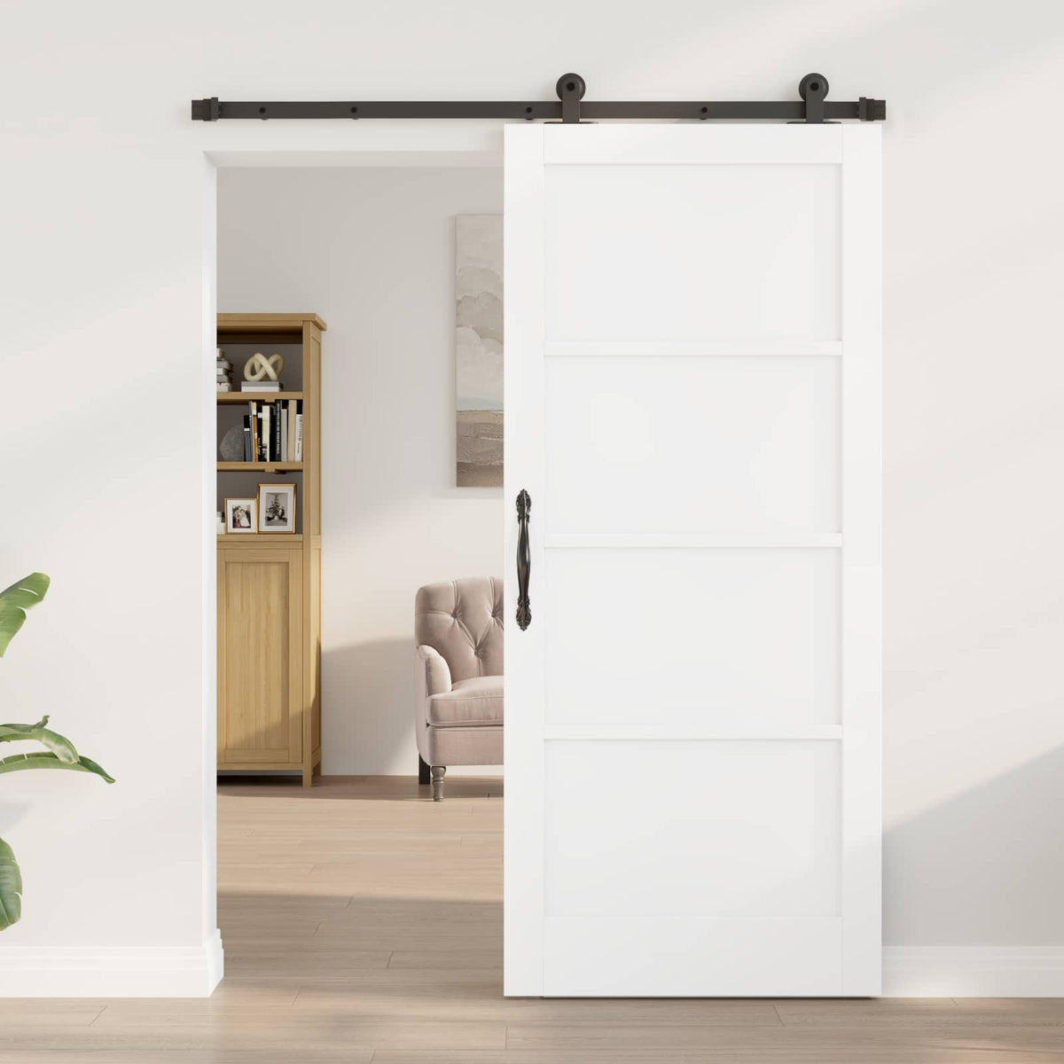 Συρόμενη Πόρτα ORKDAL 86 x 198,5 cm Επεξεργασμένο Ξύλο - Pakobazaar